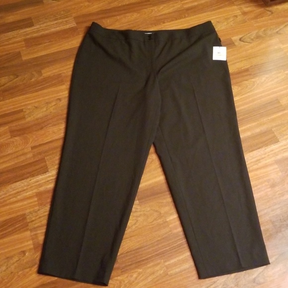 Calvin Klein Pants - Calvin Klein Black Flat Front Trousers Sz. 24W
